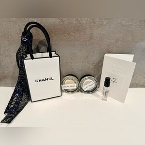 CHANEL Beauty Samples - Cream Mask & Clay Mask & N°5 L’EAU EDT 1.5ml & Minibag